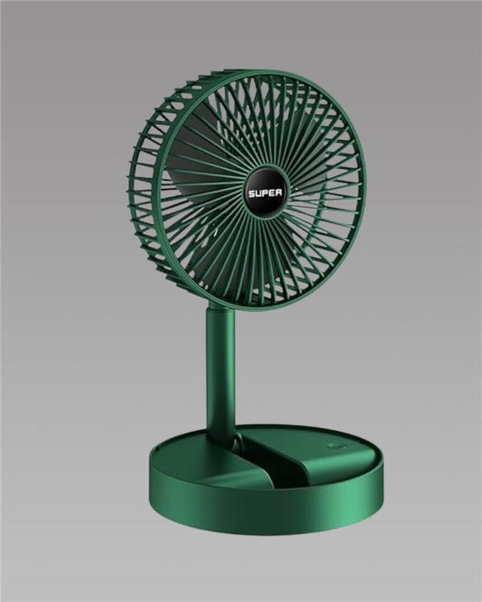 Adjustable Height Telescopic Rechargeable Standing Fan Rechargeable Pedestal Portable Fan